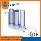 Triple Filtration Three Stage Countertop Household Water Filter PP Activated Carbon