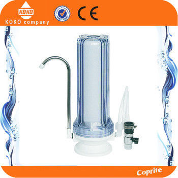 UV Water Purifier System Household Water Filter 2 Stage Food Grade Plastic Material