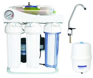 Home Auto Flush 50-100gpd ระบบ Reverse Osmosis Water Purification