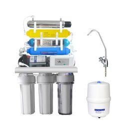 พลาสติก 7 ขั้นตอนระบบ Reverse Osmosis กรองน้ำแรงดันไฟฟ้า 220v เป็นมิตรกับสิ่งแวดล้อม